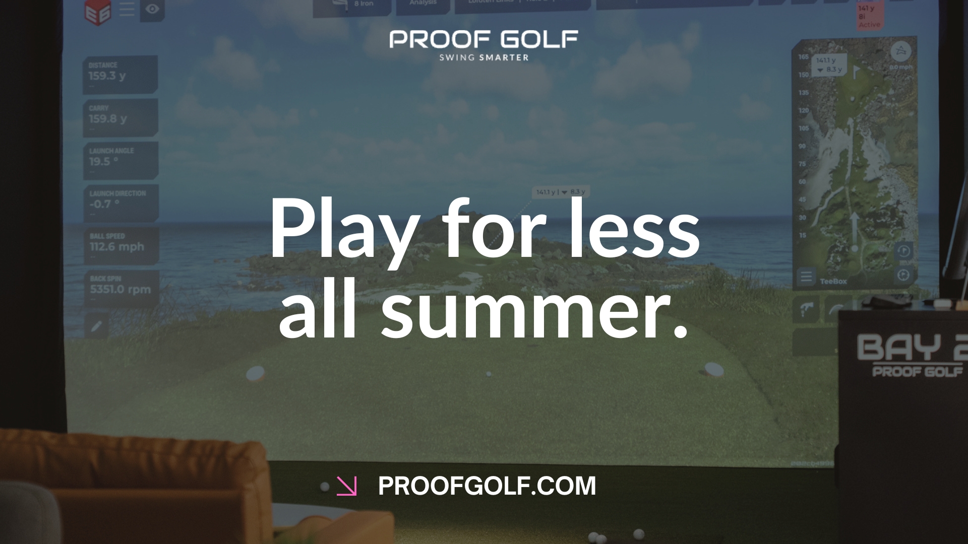 Summer Indoor Golf Simulator Rates | Proof Golf Elizabethtown, KY